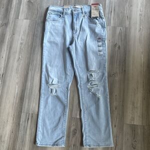 NWT Levi’s 724 High Rise Slim Straight Cropped Size 29 (MSRP $69)